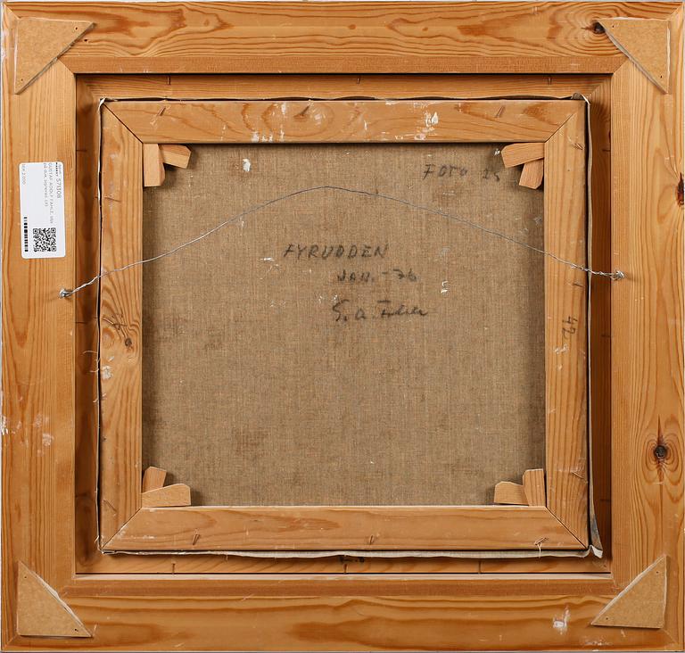 GUSTAF ADOLF FAHLE, olja på duk, signerad.