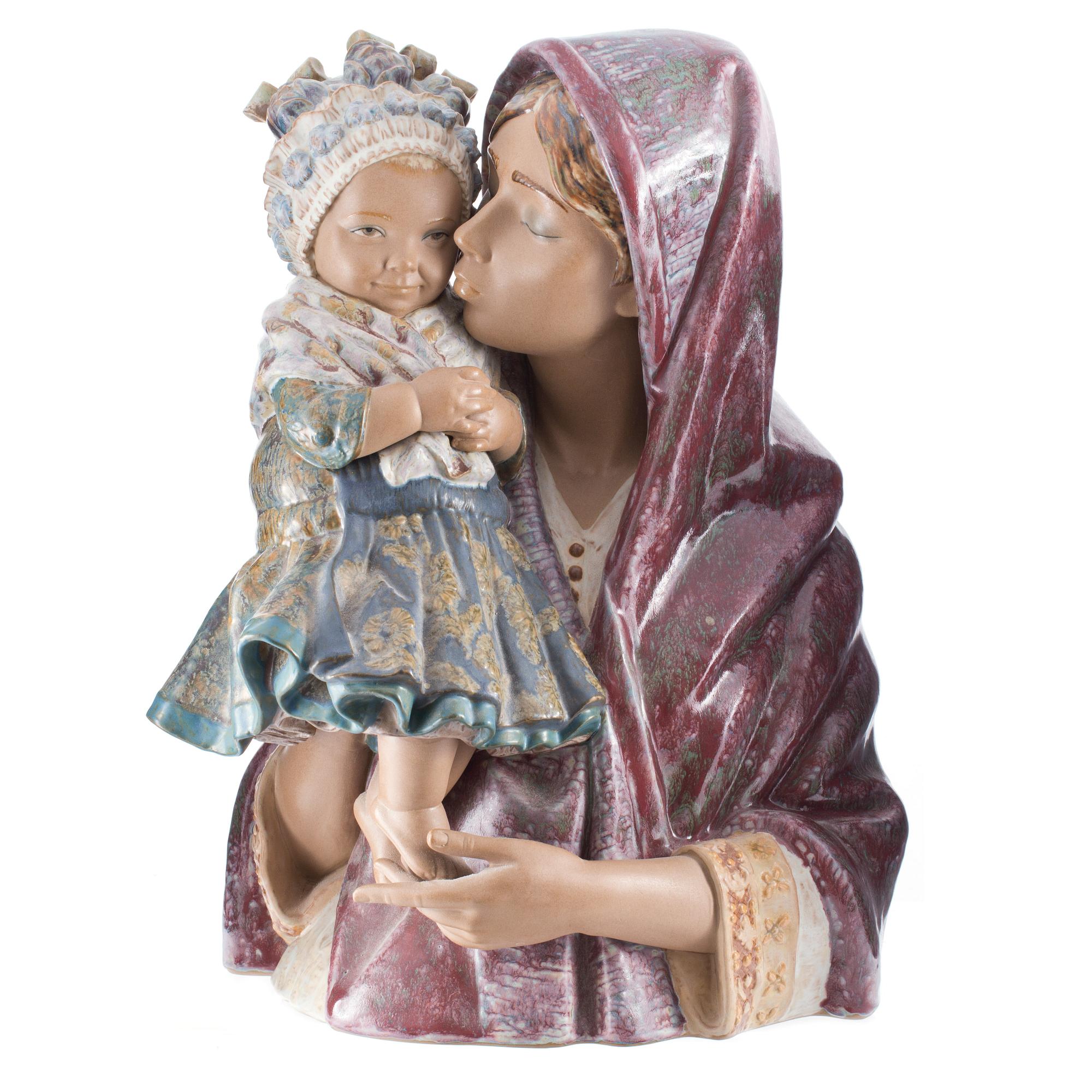 FIGURGRUPP, stengods, Lladro.