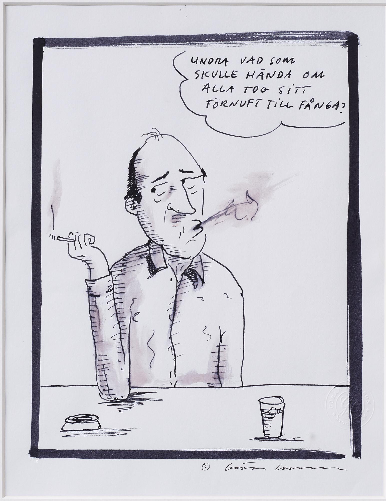 Göran Larsson, 6 st serieteckningar.
