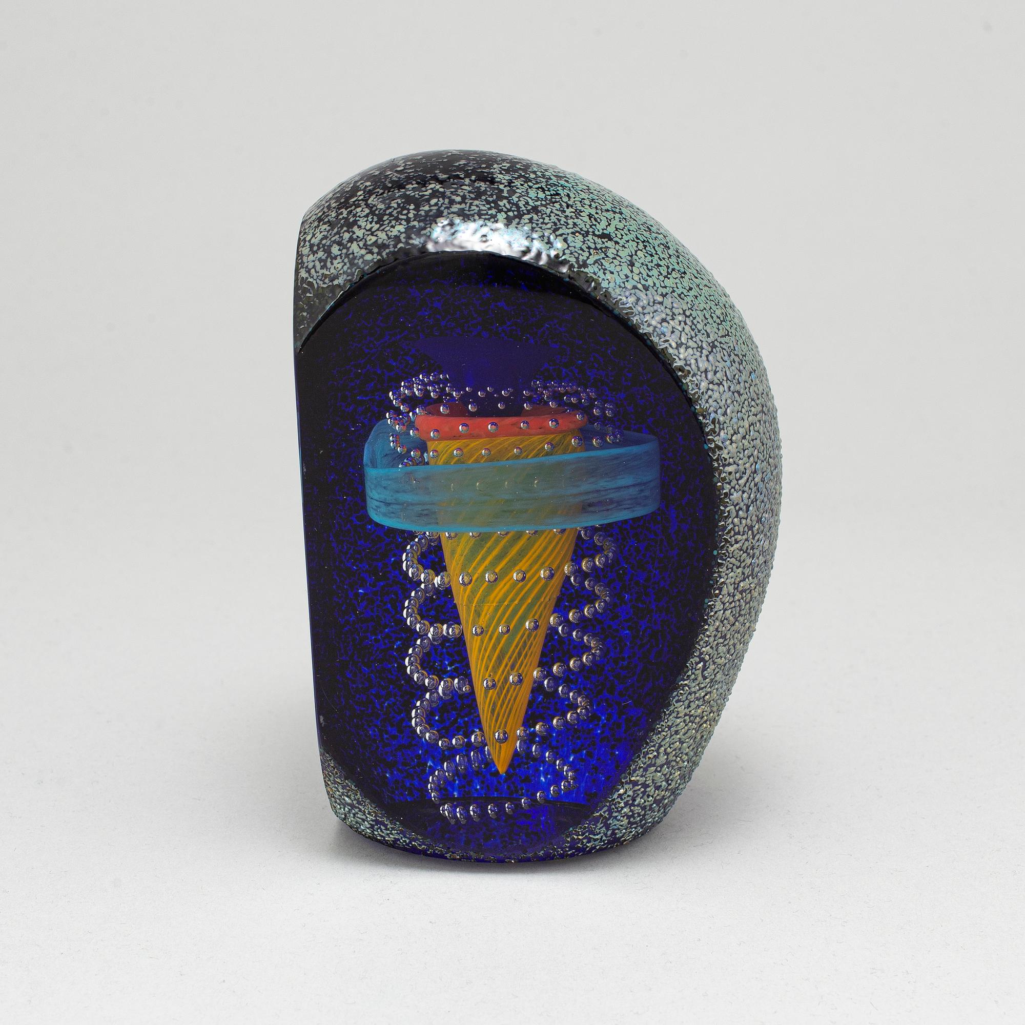 MONICA BACKSTRÖM, a glass sculpture from Kosta Boda, signed.