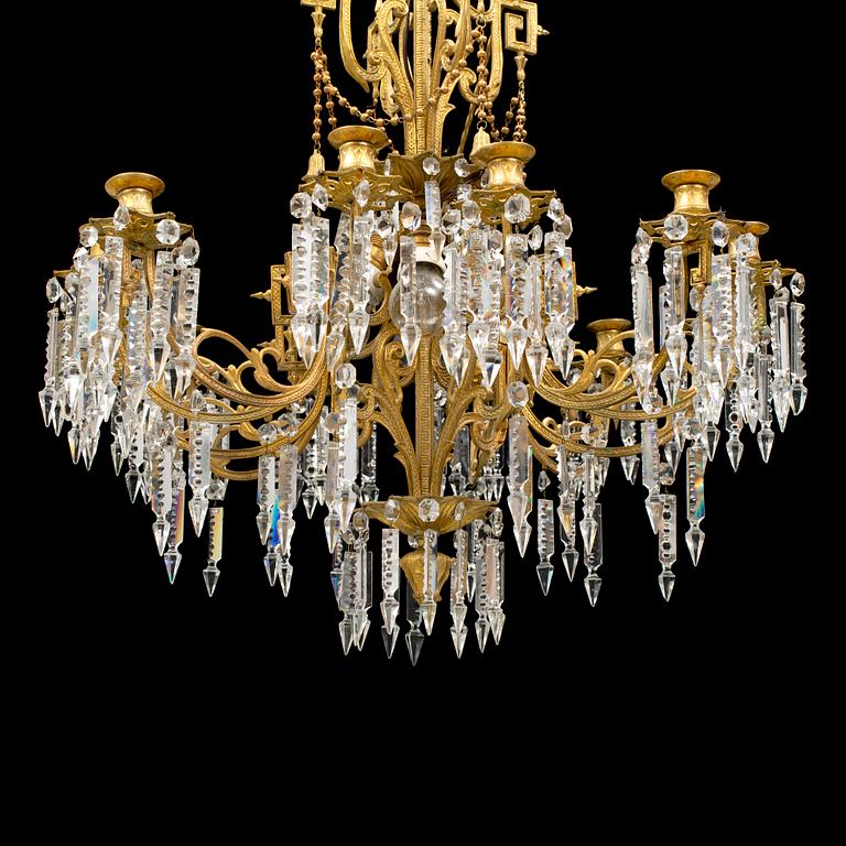 A late 19th century chandelier.