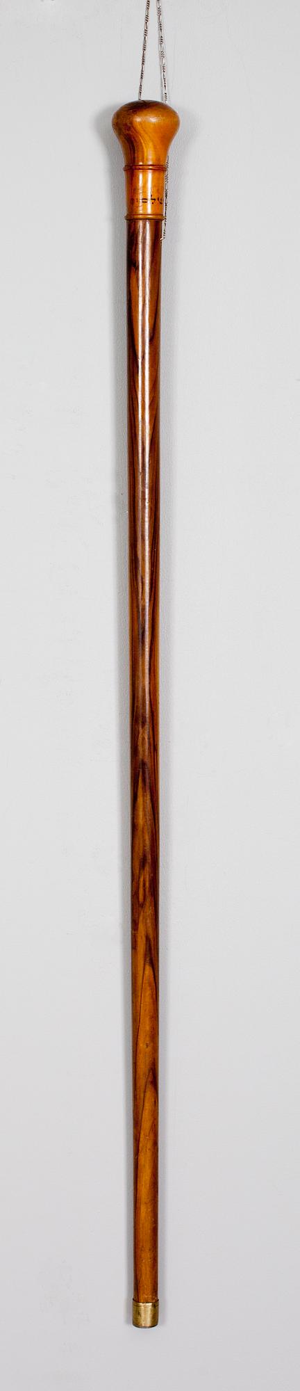 PROMENADKÄPP, olivträ, Palestina, 1900-talets första hälft.