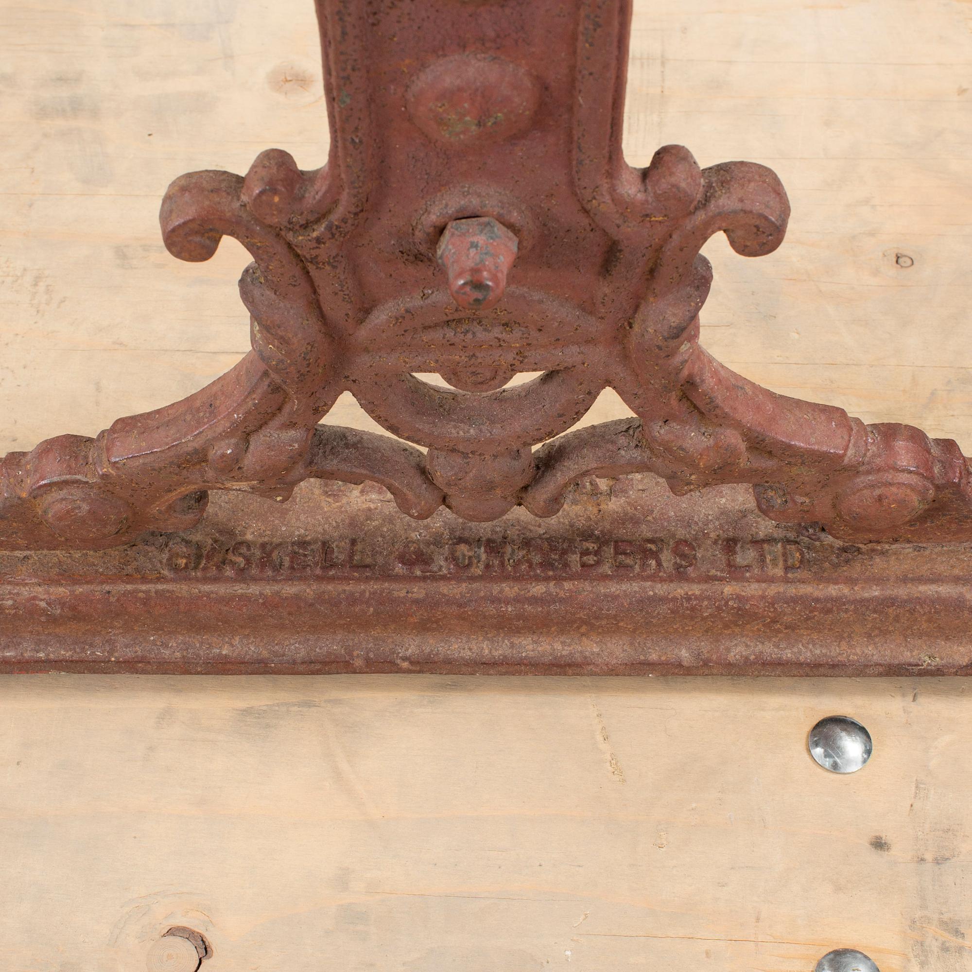 TRÄDGÅRDSBORD, Gaskell & Chambers Ltd, 1900-talets början.