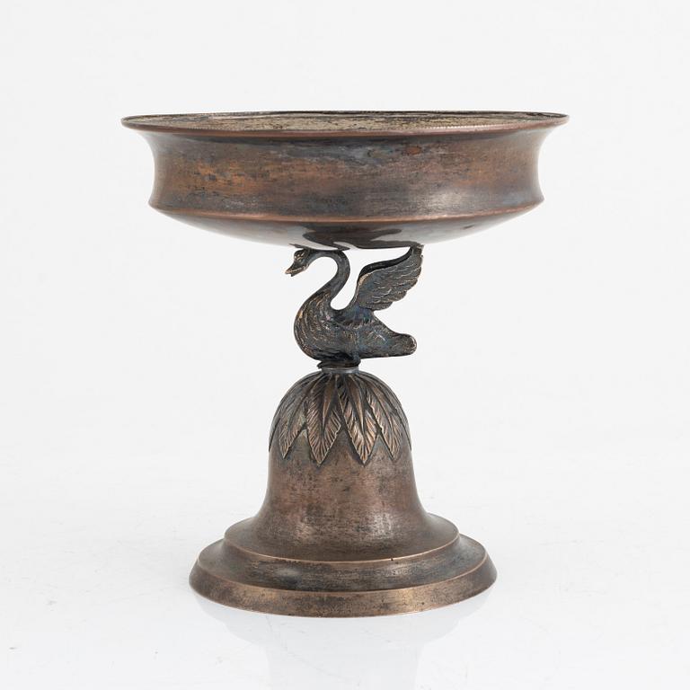 A Swedish silver bowl, mark of Daniel Eklund, Karlmar 1840.