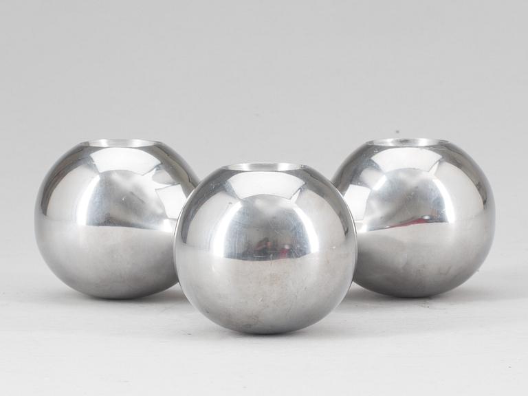 LJUSSTAKE, metall, Arne Jacobsen för Georg Jensen.