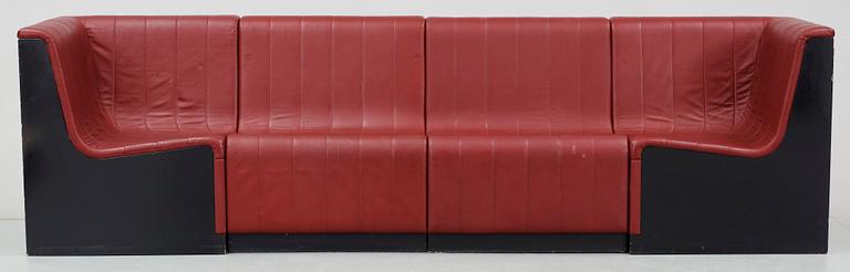 SOFFA, 2+2 delar, Peter Celsing för Stockholms Kulturhus, 1970-tal.