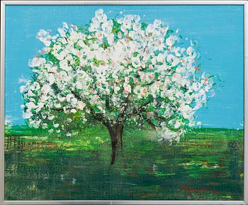 Leif Kander, oil on canvas, signed.