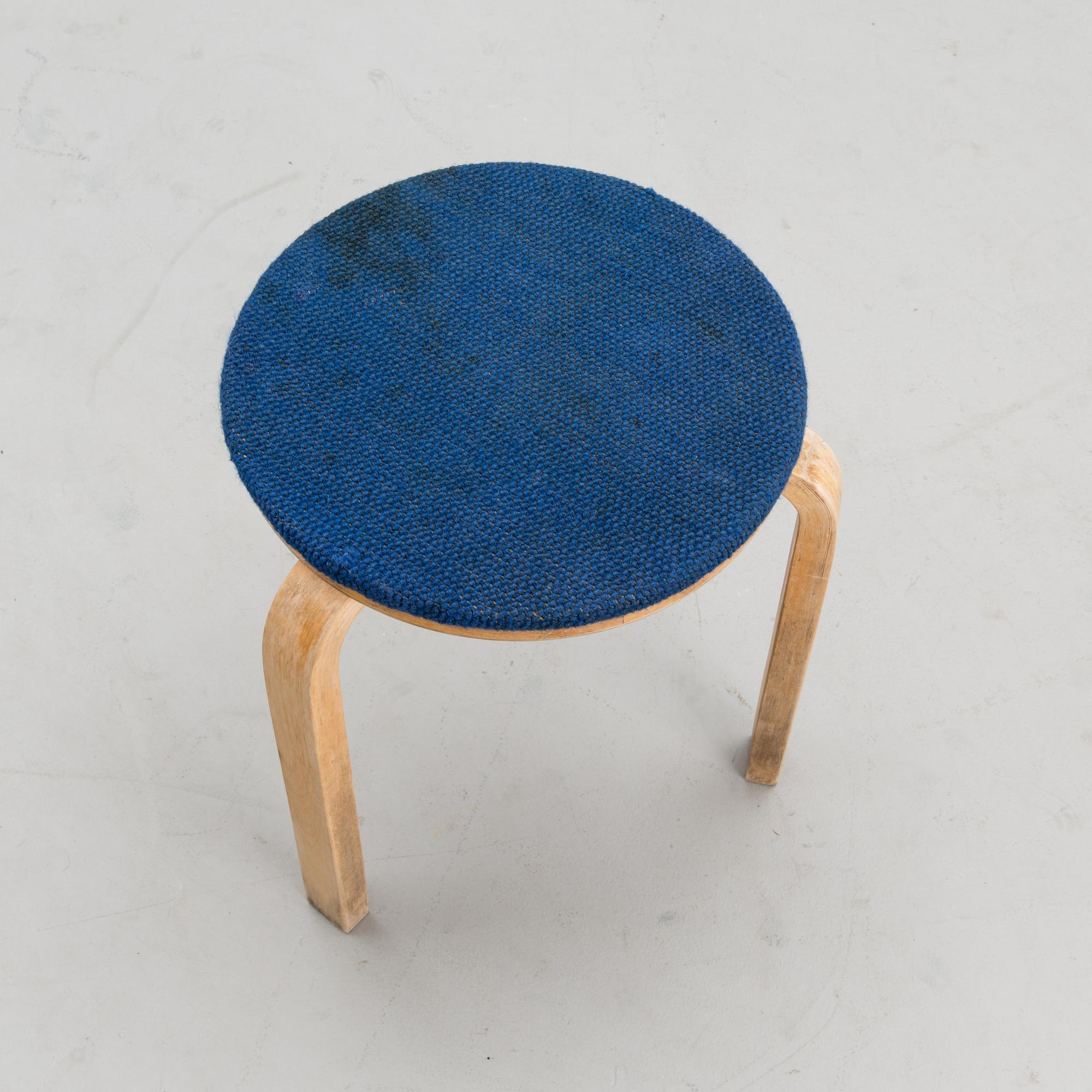 A 1930/1940s stool model 60 for Artek Finland.