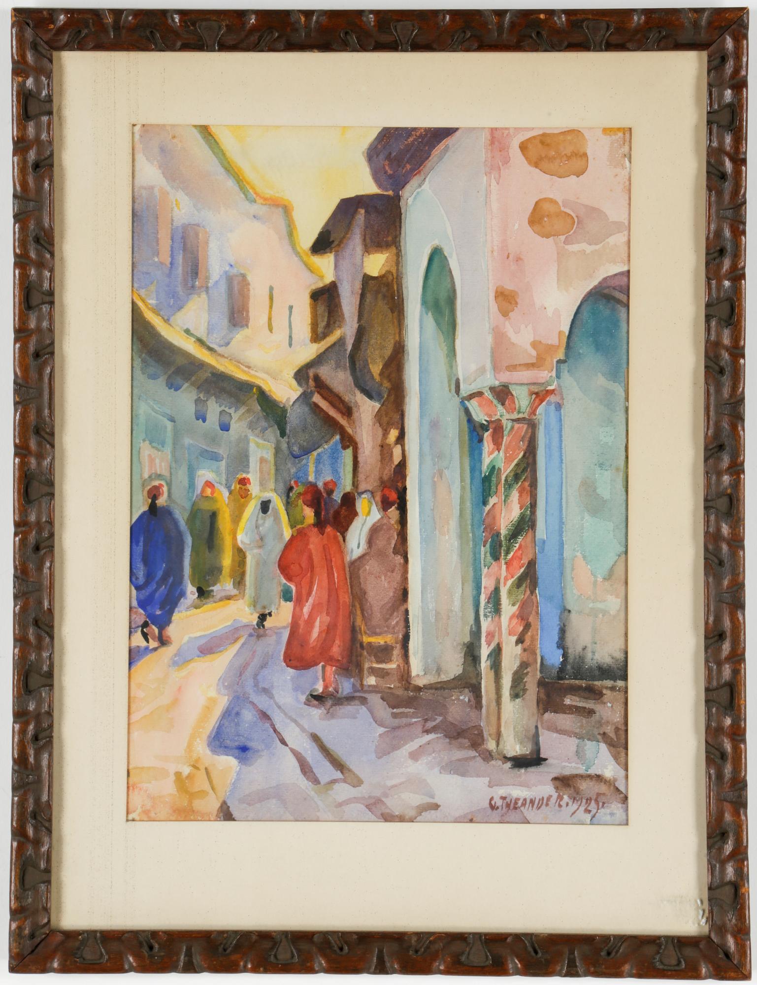 GUNNAR THEANDER,, akvarell, signerad och daterad 1925.