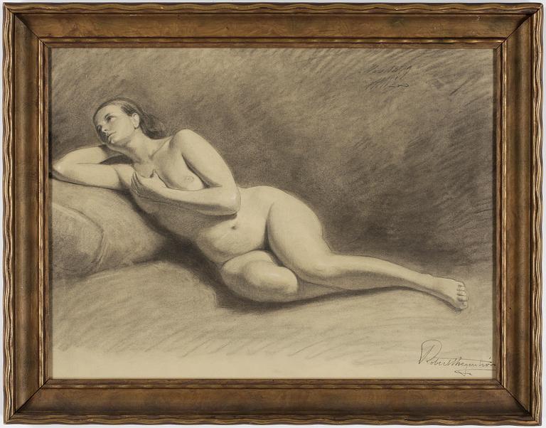 ROBERT THEGERSTRÖM, kolteckning, signerad, approberad nov 1879.