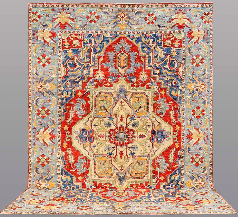 A carpet, oriental, ca 418 x 298 cm.