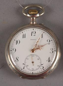 FICKUR, 2 st, Omega resp Drott, metall resp silver, 1900-tal.