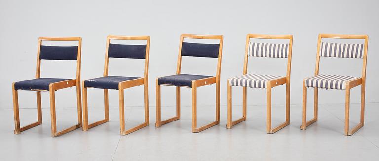 STOLAR, 5 st. Sven Markelius. AB Svenska Möbelfabrikerna i Bodafors, 1950-tal.