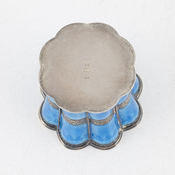 A Michelsen, bägare, förgyllt silver och emalj, sk Margrethebägare,  Danmark 1900-talets mitt.