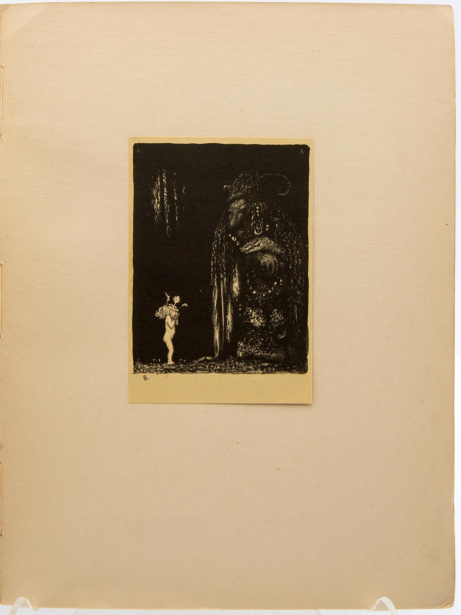 John Bauer, "Troll" tio litografier i mapp.