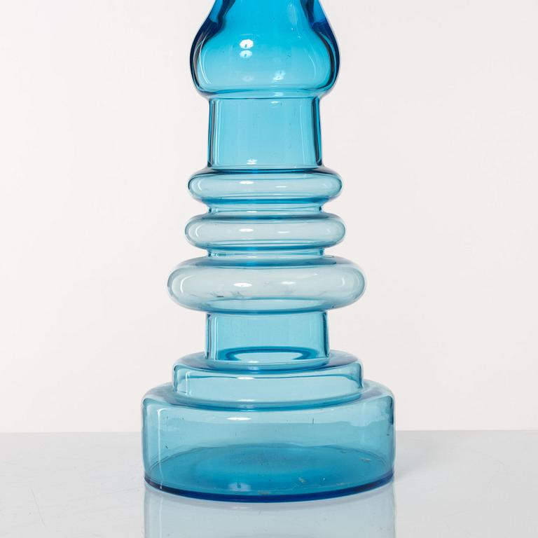 Oivo Toikka, a 'Lighthouse' glass vase, Nuutajärvi, Notsjö, Finland.