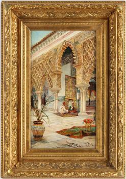José Montenegro Capell, oil on canvas, signed and dated Sevilla 1898.