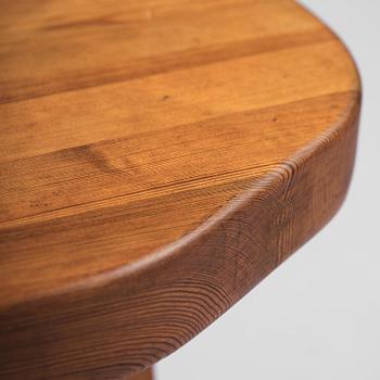 David Rosén, a stained pine "Berga" stool, Nordiska Kompaniet, Sweden, 1940s.