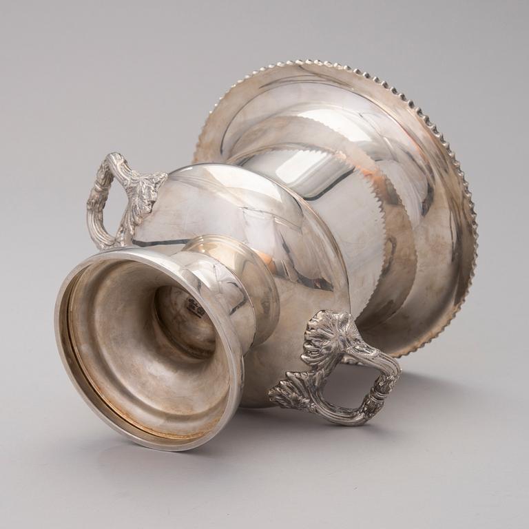 CHAMPAGNEKYLARE, försilvrad metall, Barker Ellis, England 1900-talets senare hälft.