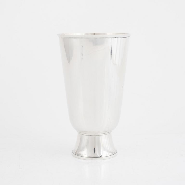 A Swedish Silver Beaker, signature stamp Sven Carlman, CF Carlman, Stockholm 1952.