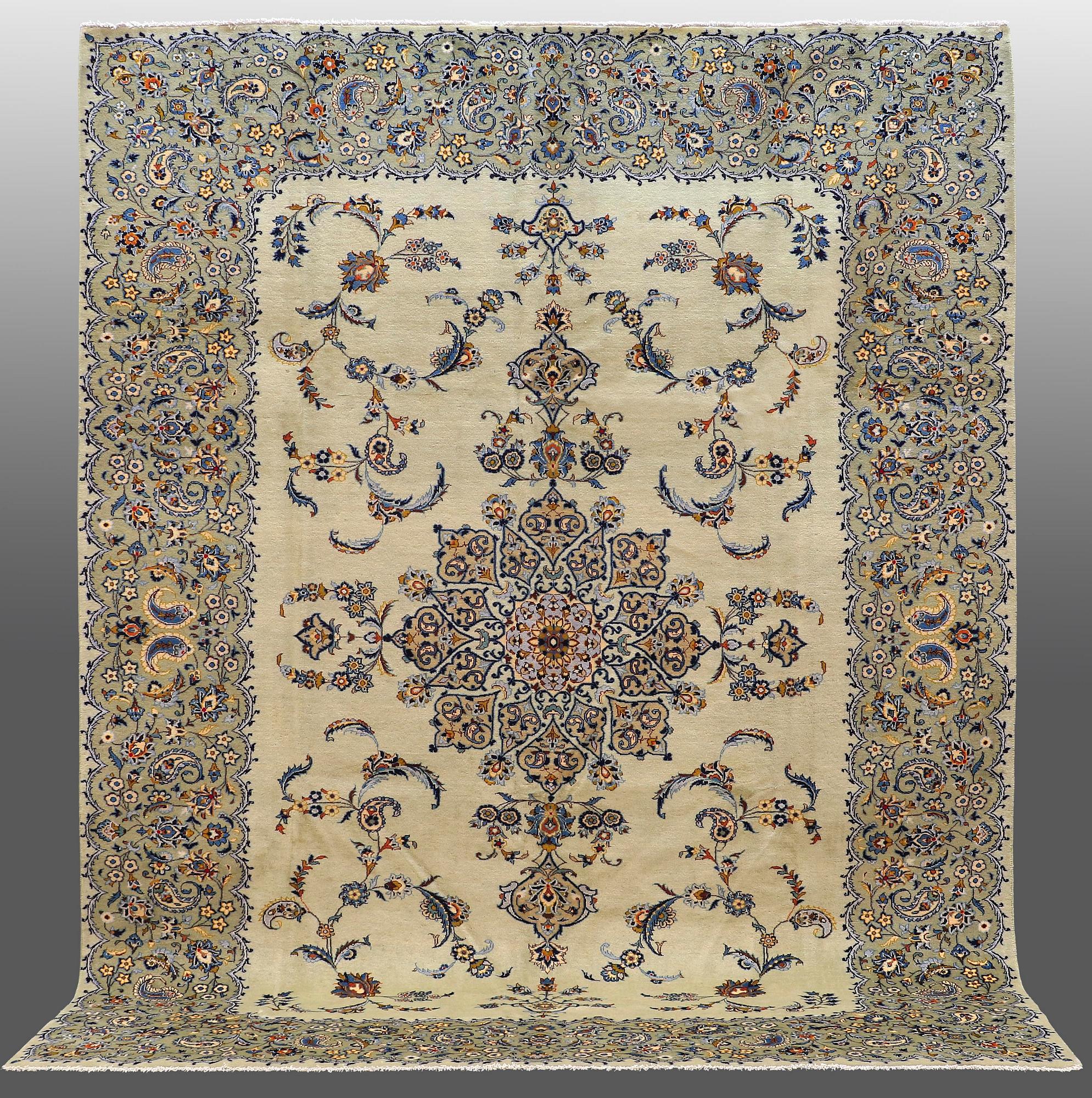 A CARPET, so called Royal Kashan, ca 370 x 280 cm.