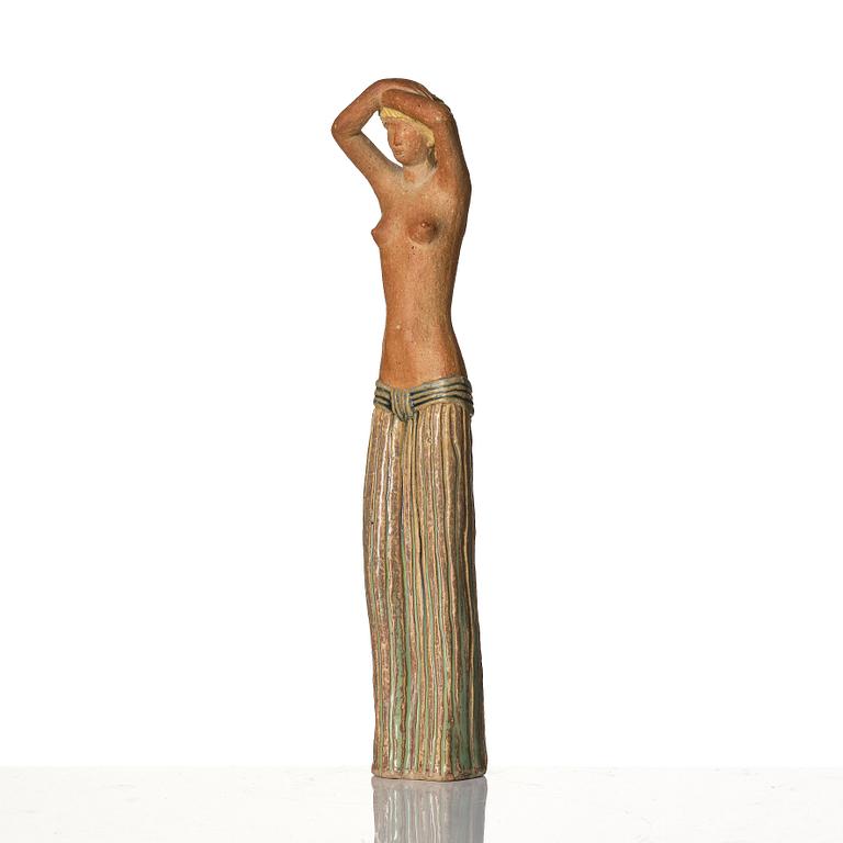 Stig Lindberg, a stoneware sculpture, Gustavsberg studio, Sweden 1940-50s.