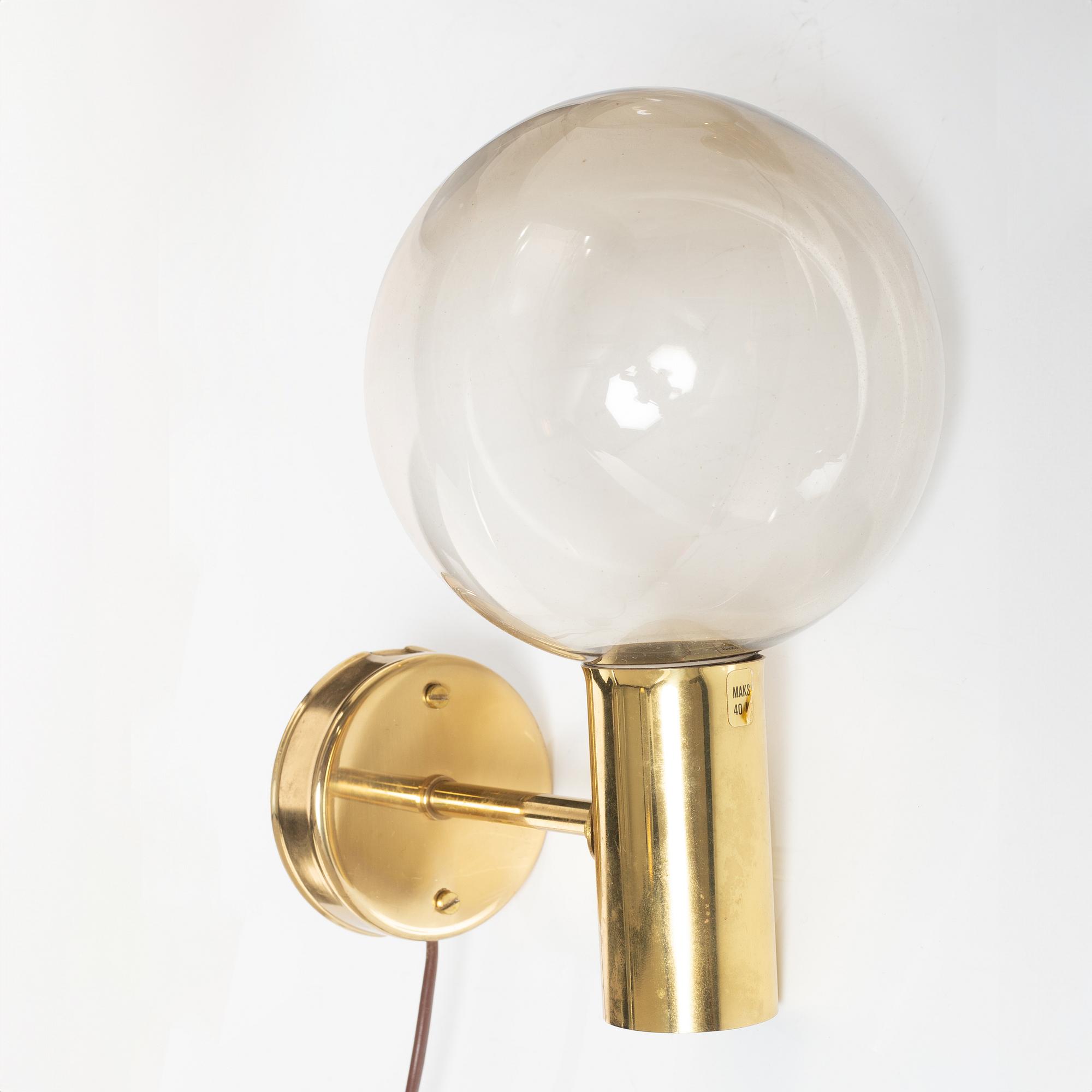 A pair of wall lamps, Høvik Lys, Norway, second half of the 20th Century.