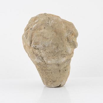 A sandstone sculpture, 19th/20th Century.