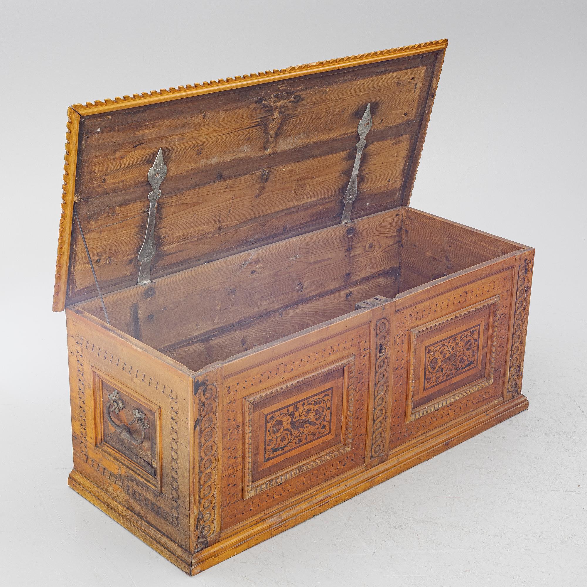 A South German late renaissance chest, 17th century.
