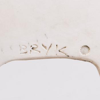 RUT BRYK, A stoneware relief signed BRYK.