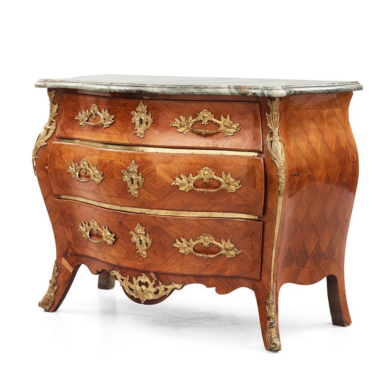 A Swedish Rococo commode.