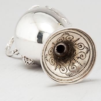 Joseph Angle, vinkanna, silver, London 1860.