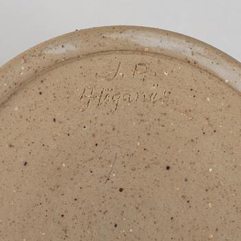 John Andersson, Höganäs and Jörgen Wulff, two stoneware vases, mid 20th Century.