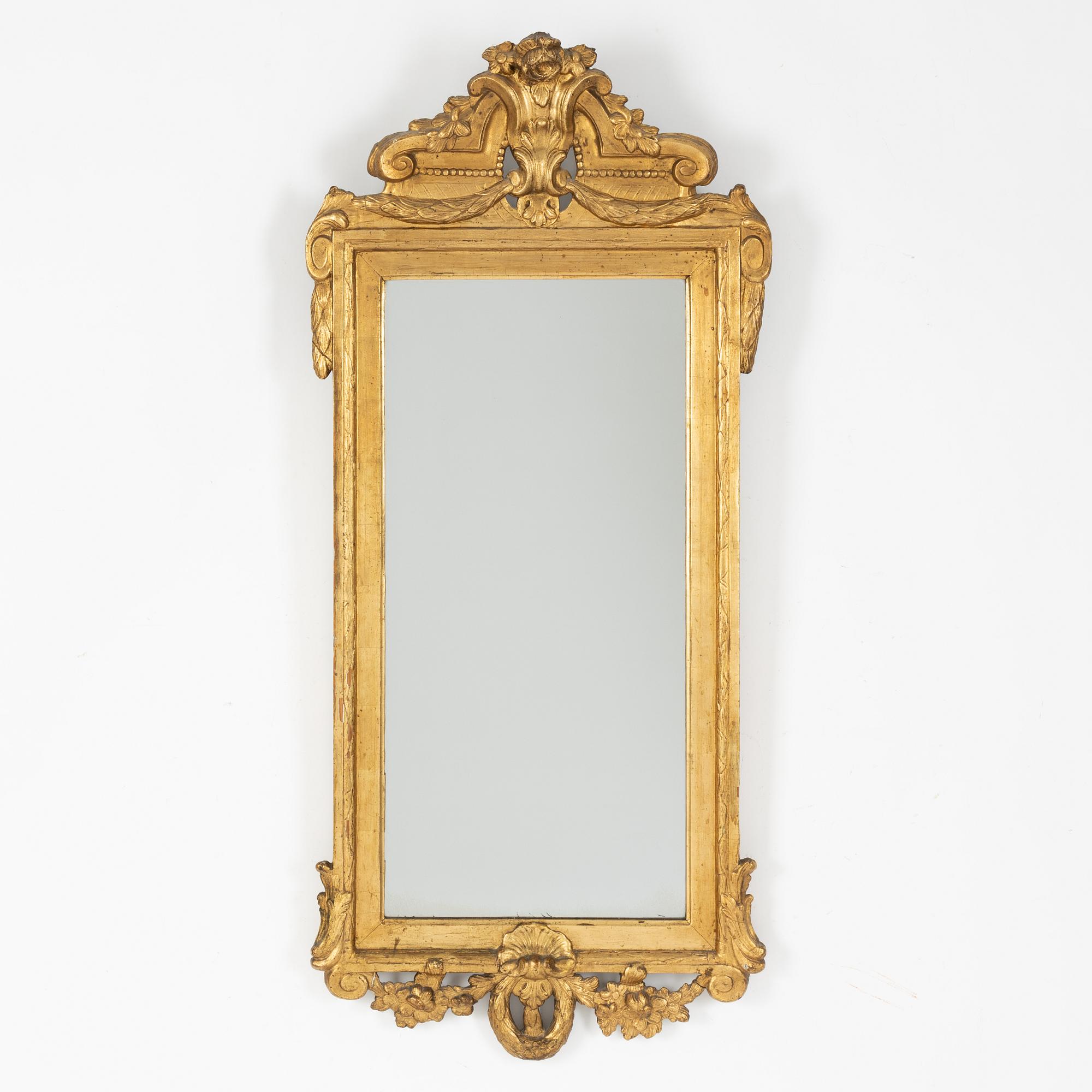 Spegel, Gustavianskt Stockholmsarbete, 1770-tal.