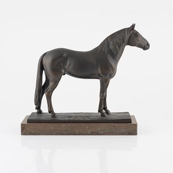 Carl August Brasch, a bronze sculpture, signed.