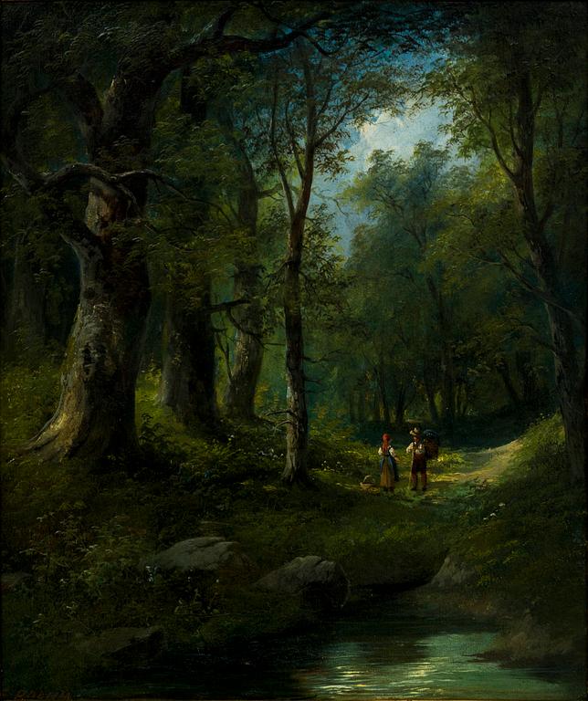EDUARD BOEHM, oil on canvas signed.