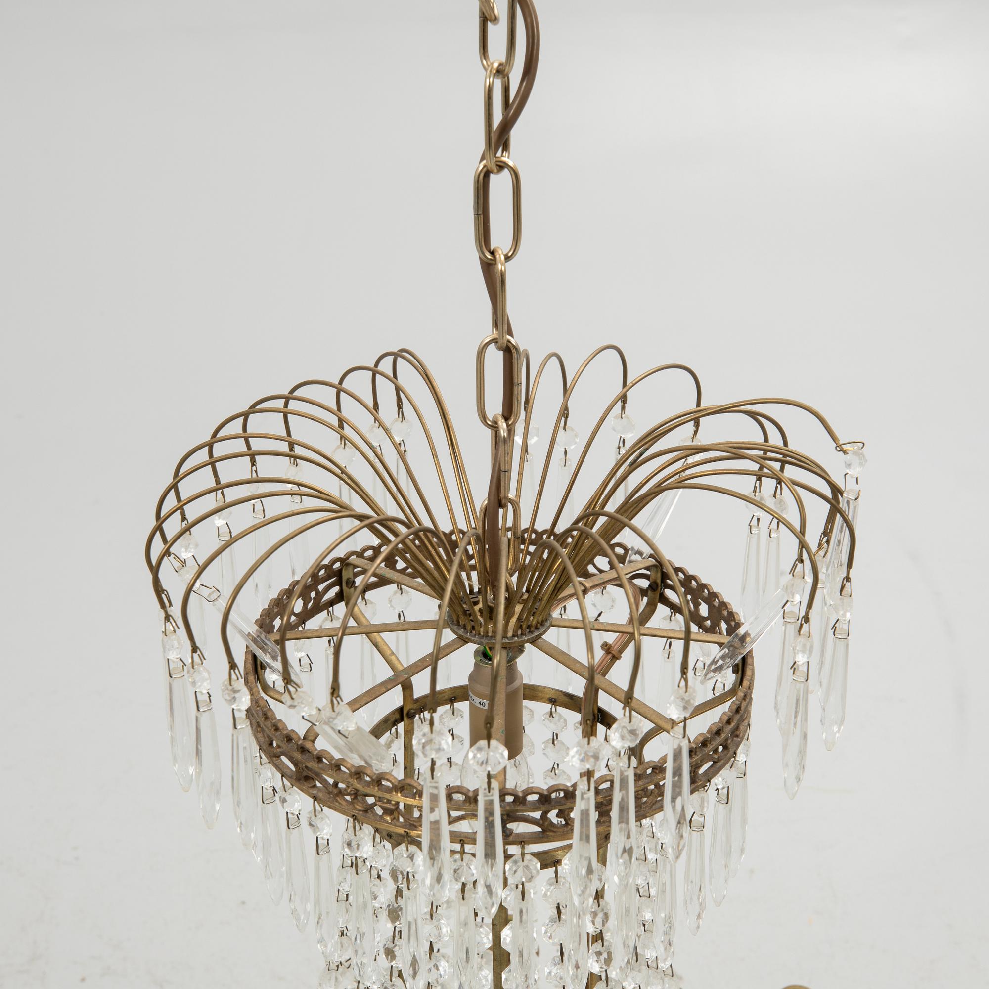 Chandelier, Gustavian style, 20th century.