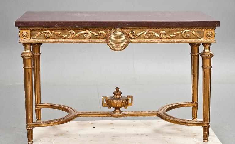 KONSOLBORD/SALONGSBORD, sengustaviansk, 1700-talets slut.