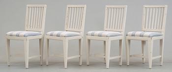 STOLAR, 4 st, Gustavianska provinsarbeten, 1800-tal.