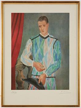 Pablo Picasso, efter, "Harlequin".