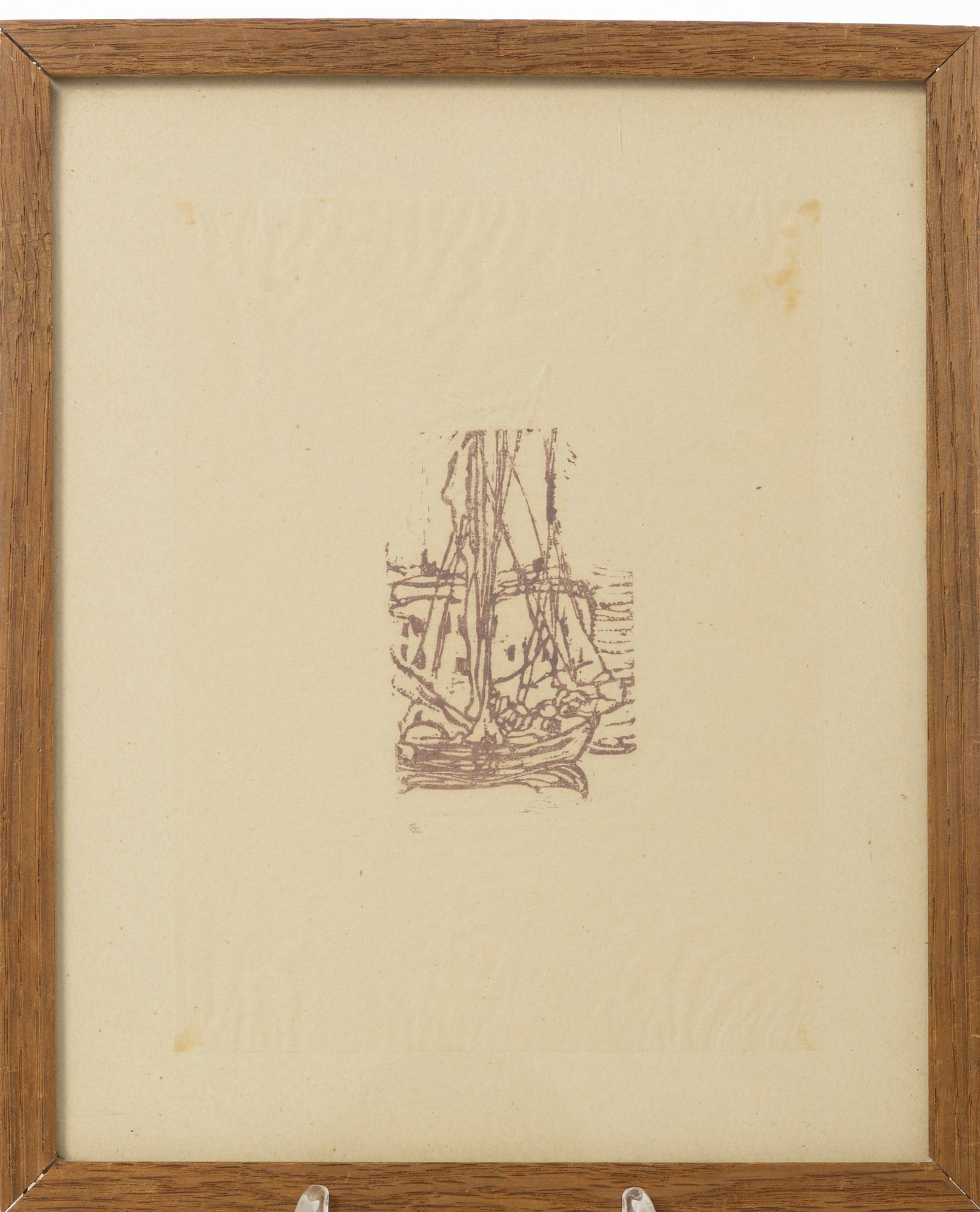 Ellen Thesleff, boat.