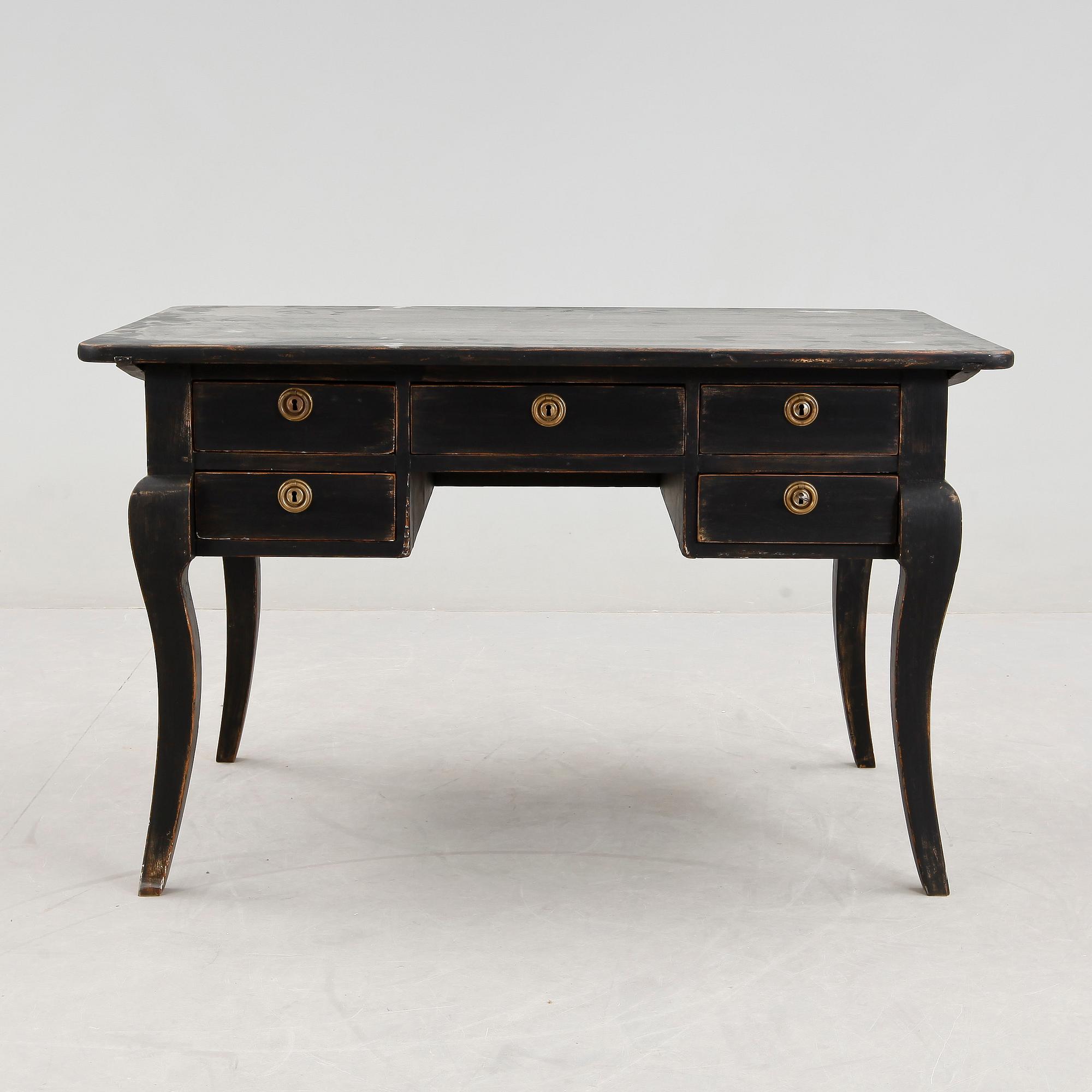 SKRIVBORD, rokokostil, 1800-tal.