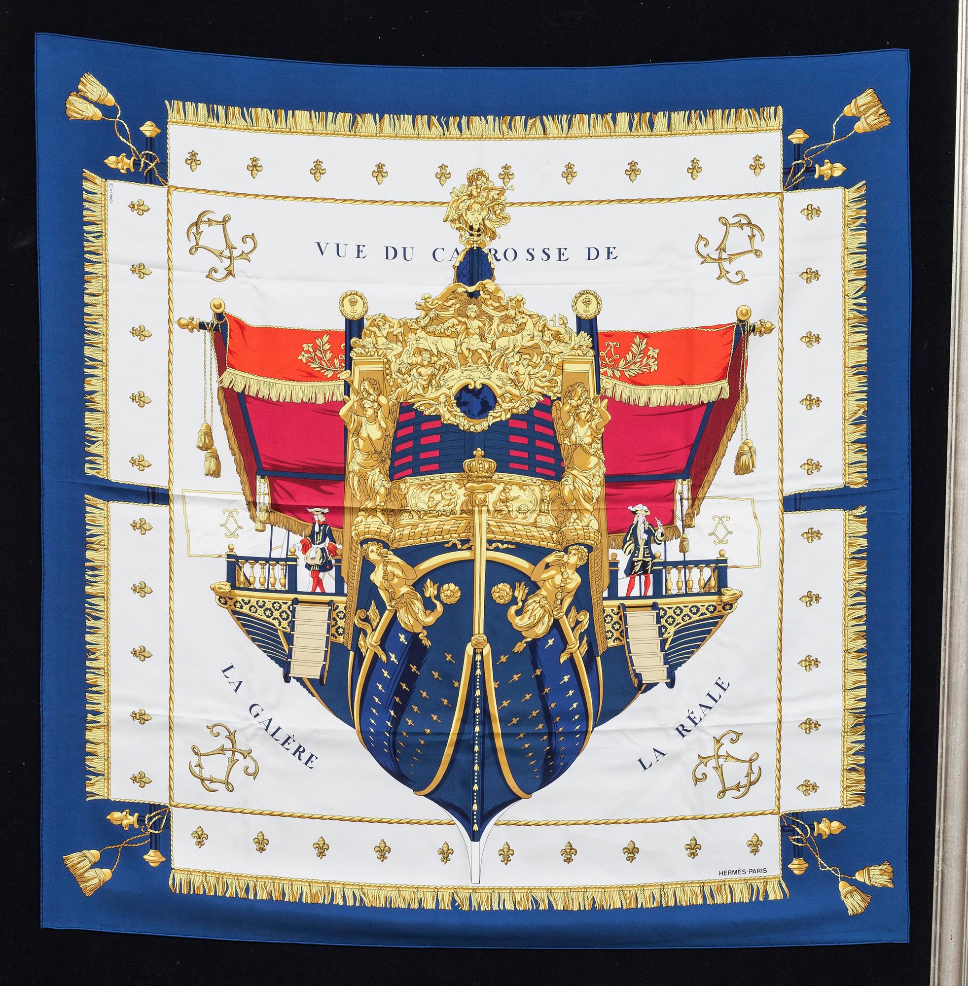 SCARF, "Vue du carosse de la galere la reale", Hermès.