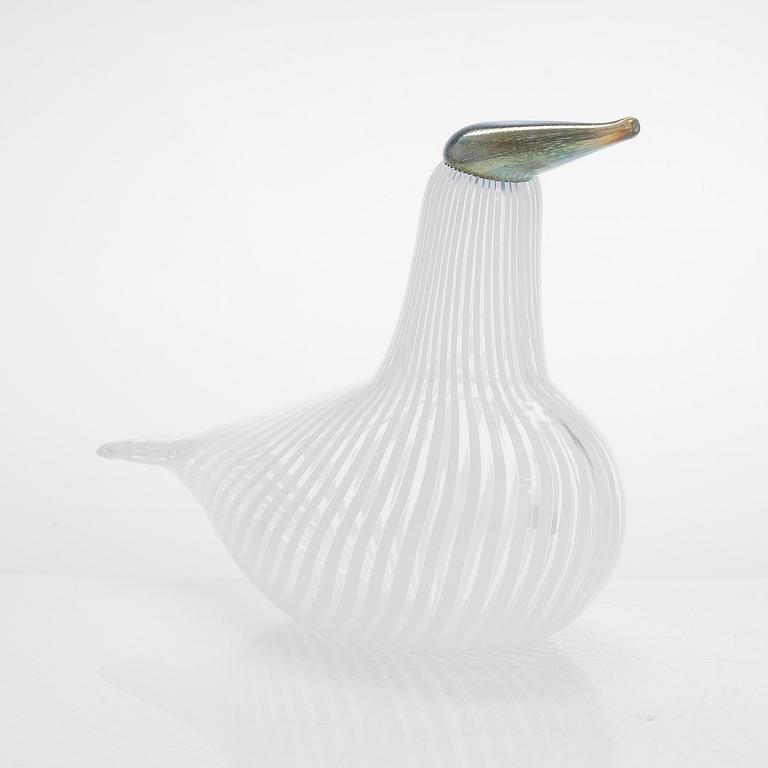 Oiva Toikka, Glass bird, Finland's 75th Independence Year, sign. Suomen sotka Oiva Toikka, Nuutajärvi 1992, 136/1992.