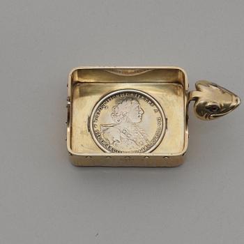 KÅSA, bär stämpel Fabergé, S:t Petersburg 1880-tal.