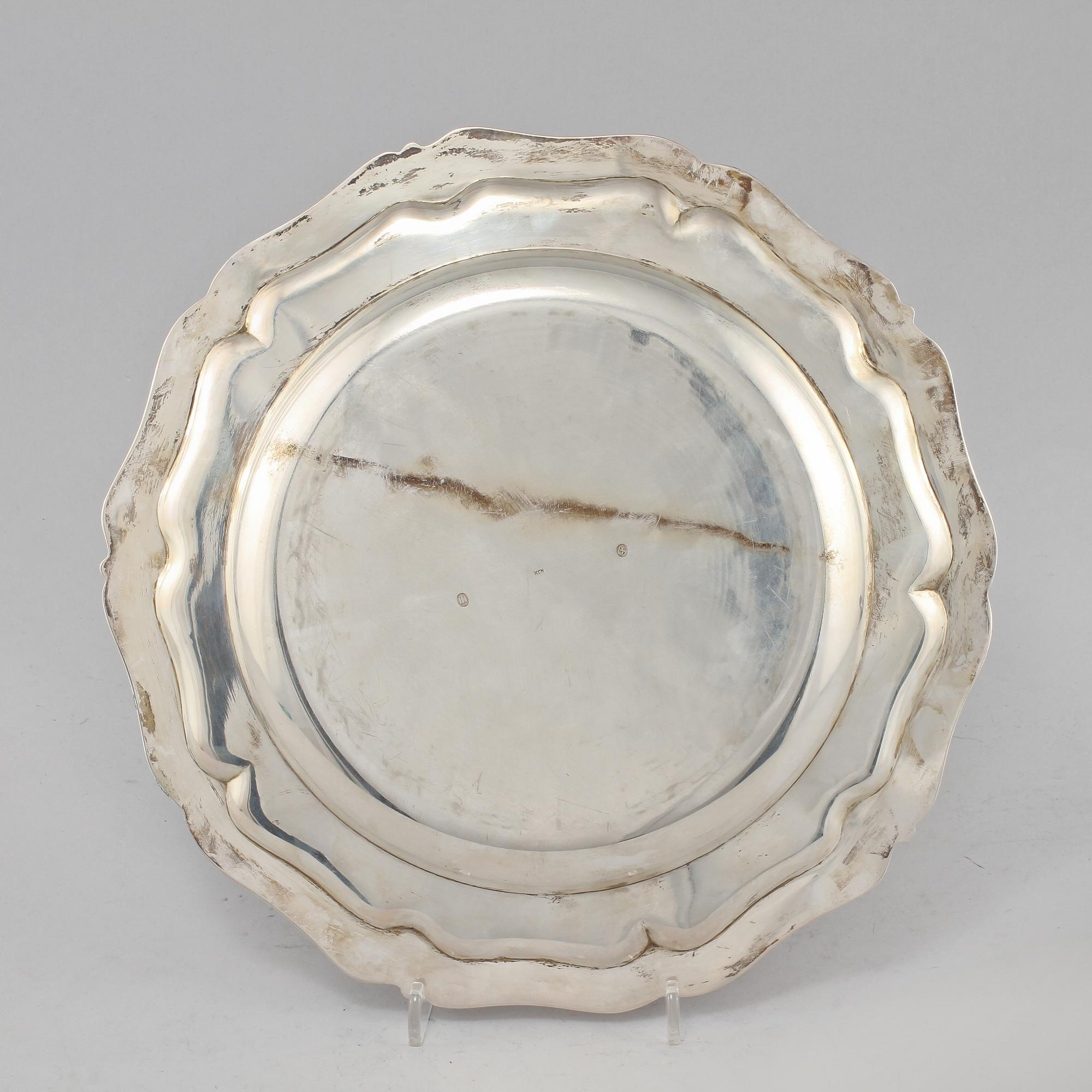 FAT, silver, K.C Hermann, kontrollstämpel Johannes Siggaard, Köpenhamn, Danmark, 1938. Vikt 605 g.