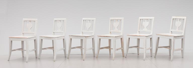 STOLAR, 6 st, allmoge, 1800-talets första hälft.