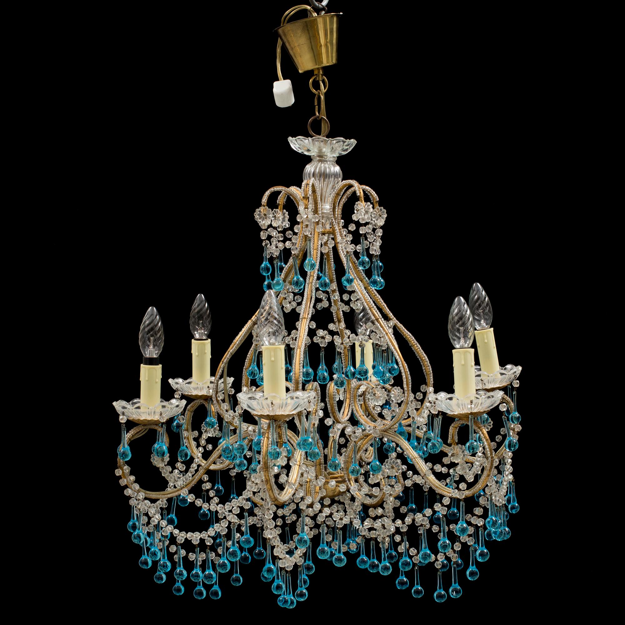 A 1930's/40's chandelier.