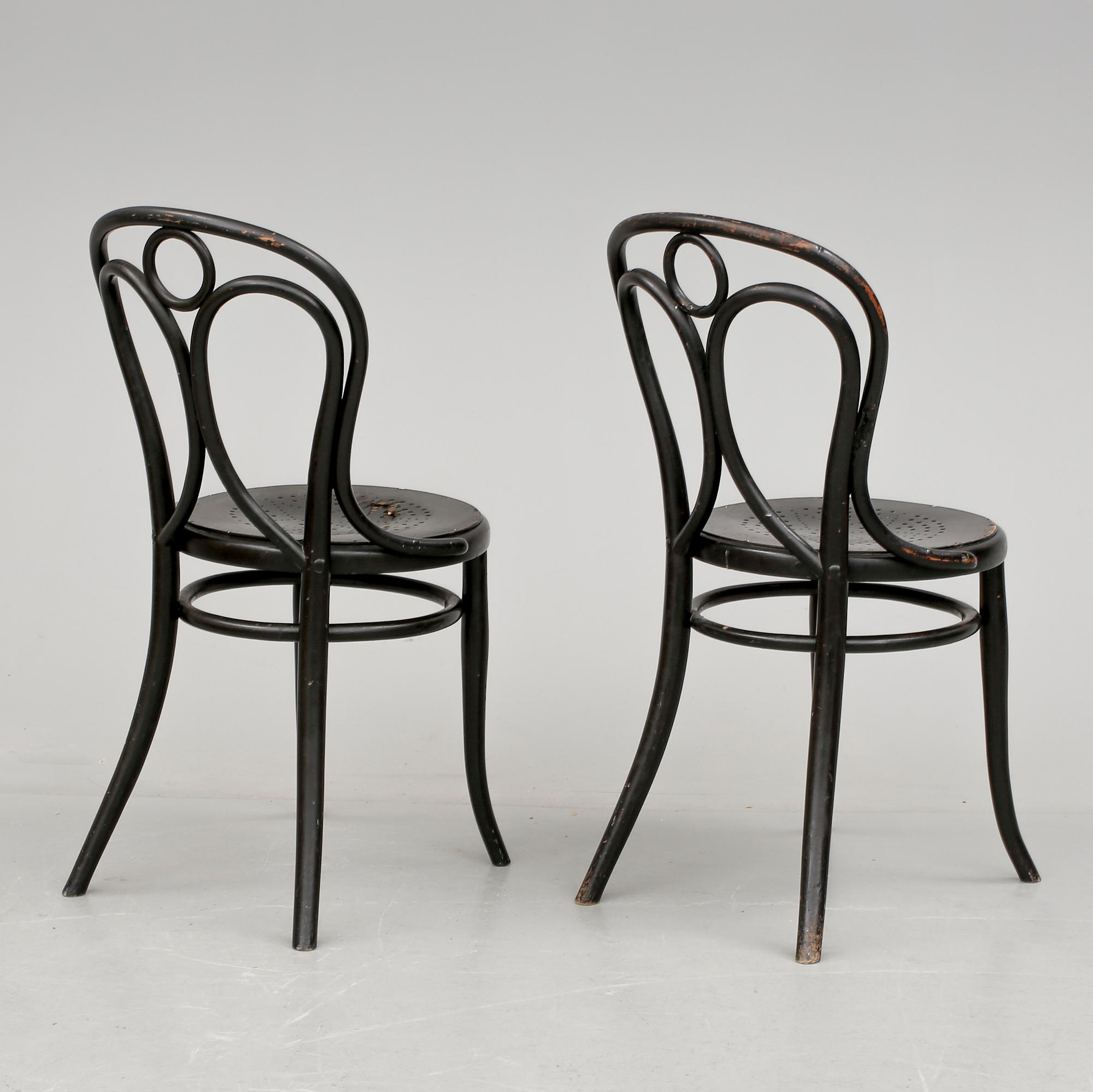 STOLAR 6 st. Thonet, omkring 1900.