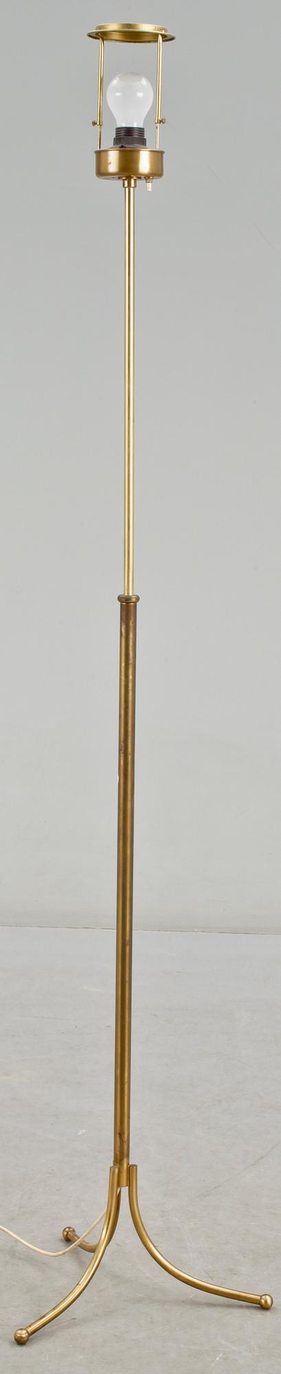 GOLVLAMPA, mässing, Josef Frank, Firma Svenskt Tenn, modellnr 2326, 1900-tal.